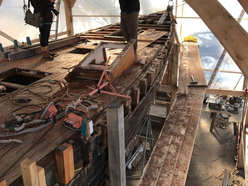 Restorations On The Schooner Hindu