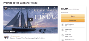 Donate To Hindu Sailing Charters